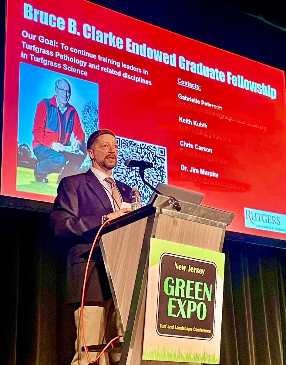 Keith Kubik (@keithkubik) on Twitter photo Please support the BBC Graduate Endowed Fellowship! Excited to launch the public phase of our campaign at <a href="/NJTA_Turfgrass/">NJ Turfgrass Assoc</a> Green EXPO. We have raised nearly $1M with a goal of $1.5M! turf.rutgers.edu/support/ 🔬 🍄 ⛳️
<a href="/RUturfCenter/">Rutgers Turfgrass</a> Please support the BBC Graduate Endowed Fellowship! Excited to launch the public phase of our campaign at <a href="/NJTA_Turfgrass/">NJ Turfgrass Assoc</a> Green EXPO. We have raised nearly $1M with a goal of $1.5M! turf.rutgers.edu/support/ 🔬 🍄 ⛳️
<a href="/RUturfCenter/">Rutgers Turfgrass</a>