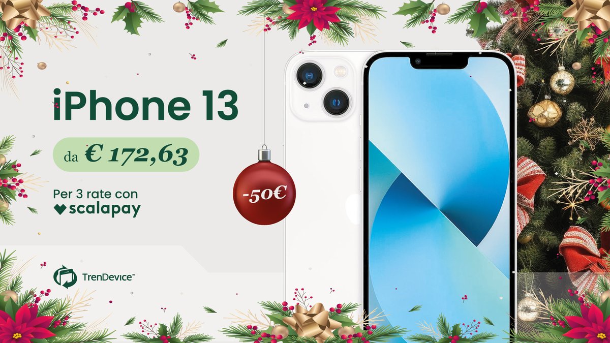 TrenDevice's tweet photo. 🎅🏻 I primi di #Dicembre ed è sempre la solita, vecchia storia: QUAL È IL GIUSTO REGALO DI NATALE? 🎄👀
Quest'anno STUPISCI con il pacco che tutti vorrebbero sotto l'albero: scopri tutti gli sconti di #Natale FINO A -100€
#TrenDevice #Ricondizionati
https://t.co/4VEnIIrzOG https://t.co/FEi7vPI2Y6