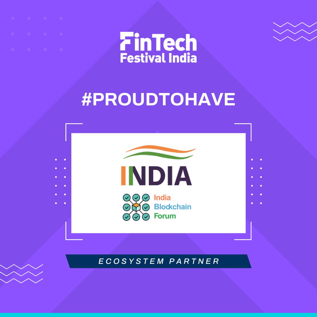 <a href="/Ind_Block_Forum/">IndiaBlockchainForum</a> (IBF) - the driving force behind India's blockchain industry is coming as ecosystem partner at FinTech Festival India 2024! Book your tickets - fintechfestivalindia.com/users/tickets?…