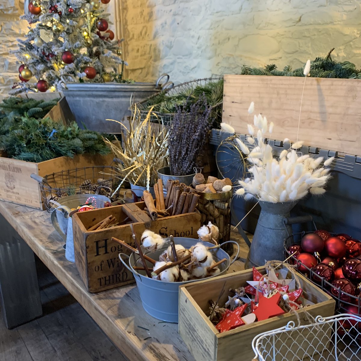 Wreath making workshop 18th December... call us now as we have just a couple of spaces left. 
#christmaswreathmakingworkshop #wreathmaking #craftworkshop