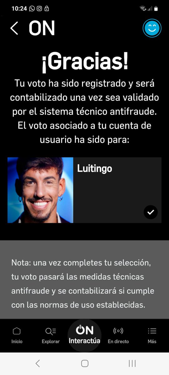 galopera65's tweet image. Votos que me lo pasan de esta mañana

Seguimos equipo!!!!
#GHVIP6N