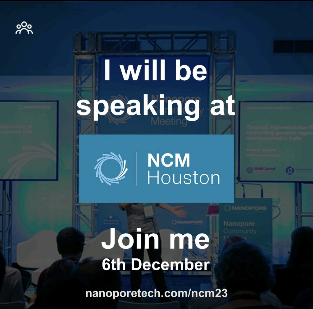 RupeshKesharw17's tweet photo. Join me for "STRspy 2.0: Unlocking the Potential of Long Reads for Forensic DNA Profiles."
Join me at #NanoporeConf https://t.co/PFL5x87AT9