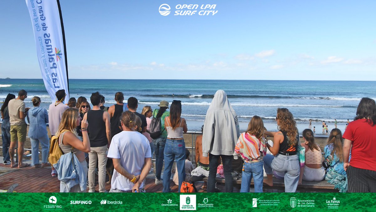 Vaya ambientazo hemos vuelto a vivir con el paseo de Las Canteras lleno de aficionados para disfrutar del mejor surf de España.  Gracias 👏🤙🏄