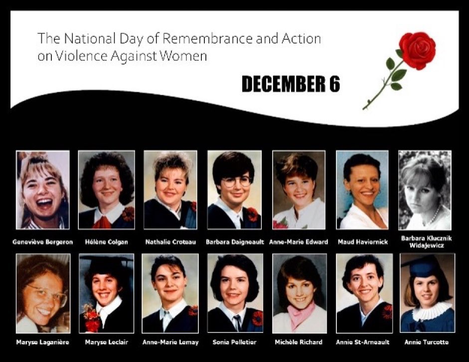 Today is National Day of Remembrance and Action on Violence against Women ..Always remembering their senseless deaths 34 years ago #MontrealMassacre #CatsOfTwitter #CatsOnTwitter
