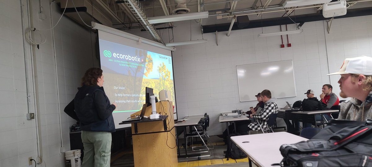santosh pitla (@santoshpitla) on Twitter photo It is great to have Abby Flury from <a href="/ecorobotix/">Ecorobotix</a> company talking in my #AGST416 #Sensors & #Controls class about their ARA weed management sprayer system #Robotics <a href="/UNL_BSE/">Nebraska Biological Systems Engineering</a> <a href="/UNL_AgResearch/">UNL Ag Research</a> #MAARSLAB It is great to have Abby Flury from <a href="/ecorobotix/">Ecorobotix</a> company talking in my #AGST416 #Sensors & #Controls class about their ARA weed management sprayer system #Robotics <a href="/UNL_BSE/">Nebraska Biological Systems Engineering</a> <a href="/UNL_AgResearch/">UNL Ag Research</a> #MAARSLAB