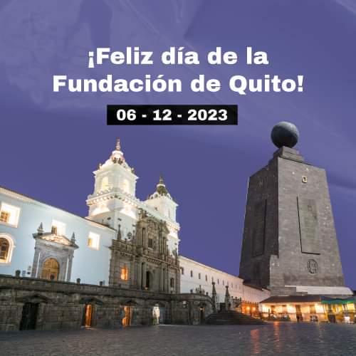 Hoy conmemoramos el nacimiento de nuestra amada ciudad, llena de historia, cultura y tradición. 🥳

Sigamos construyendo juntos un Quito lleno de amor, unidad y prosperidad.

#Viamatica #UniversoDeSoluciones #FundacionDeQuito #Quito
