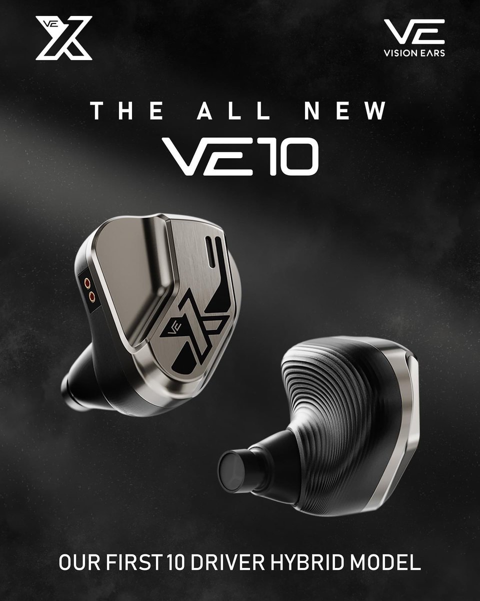E1PASG's tweet photo. The brand new 10 drive hybrid @VisionEars_de  VE10!

Pre-order yours today!
https://t.co/6559kKeacj

#audio #music #gaming #movies https://t.co/8KKqlJD3wg