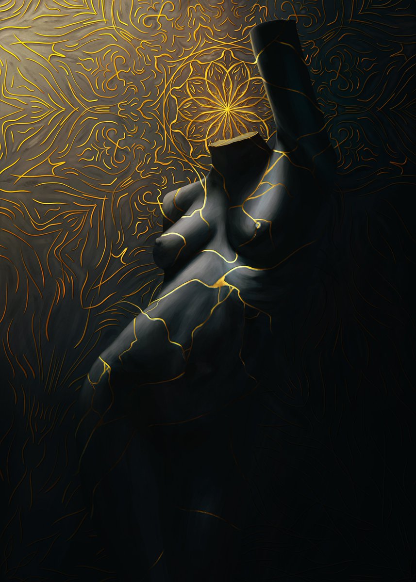 ProyectoSolum's tweet image. &quot;Human Kintsugi&quot;
Is my latest minted piece on @foundation!

💎 Buy Now Price: 0.15 $ETH
🔥 Reserve Price: 0.077 $ETH

foundation.app/@solum_project…

&quot;Perfection is not about being impeccable, but about recovering after our breaks, from the cracks will emerge real beauty&quot;

+ info in 🧵