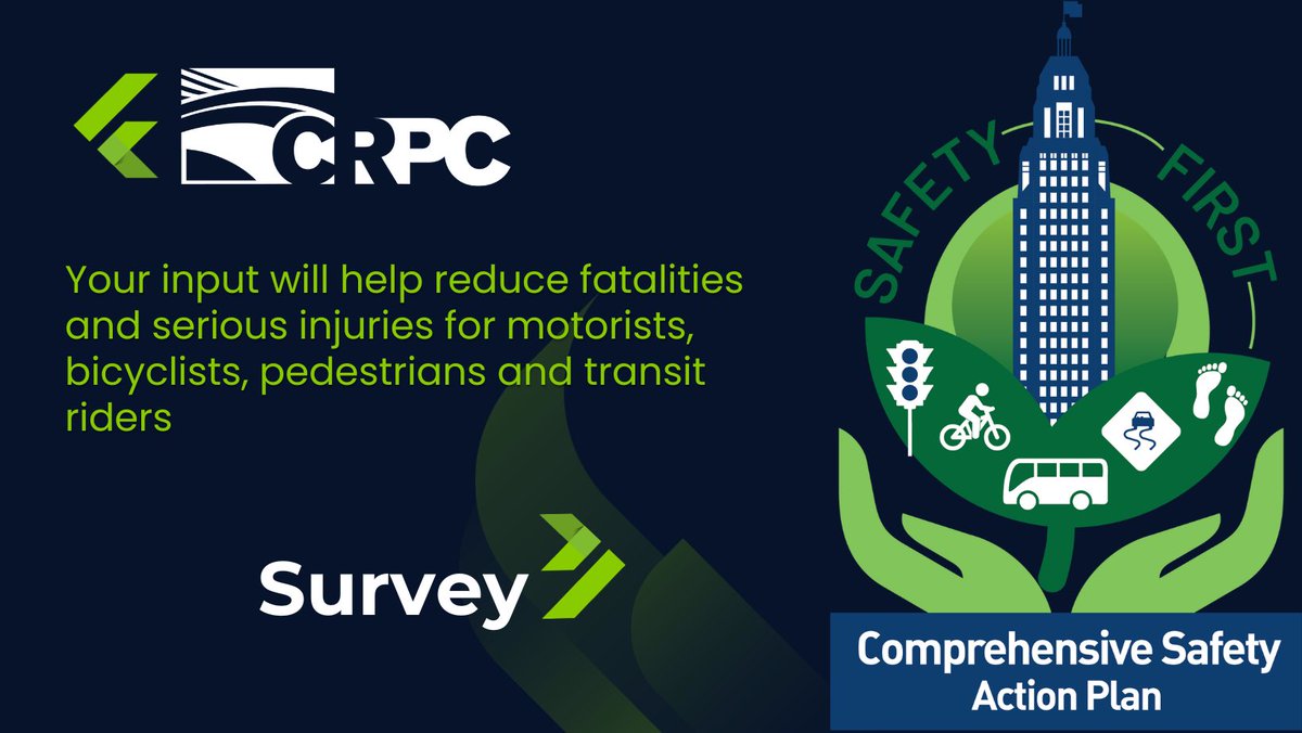 CRPCLA's tweet photo. Please complete this survey: https://t.co/5F3s1ZCgEY
Your input will help reduce fatalities and serious injuries for motorists, bicyclists, pedestrians, and transit riders. https://t.co/KWswtiymQO
