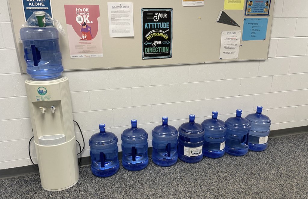 It took a little while to figure out how much water each school drinks in a day, we would like to thank Seven Springs Water in Long Pine for accommodating our special needs as a school district and helping us provide safe water for our staff and students.