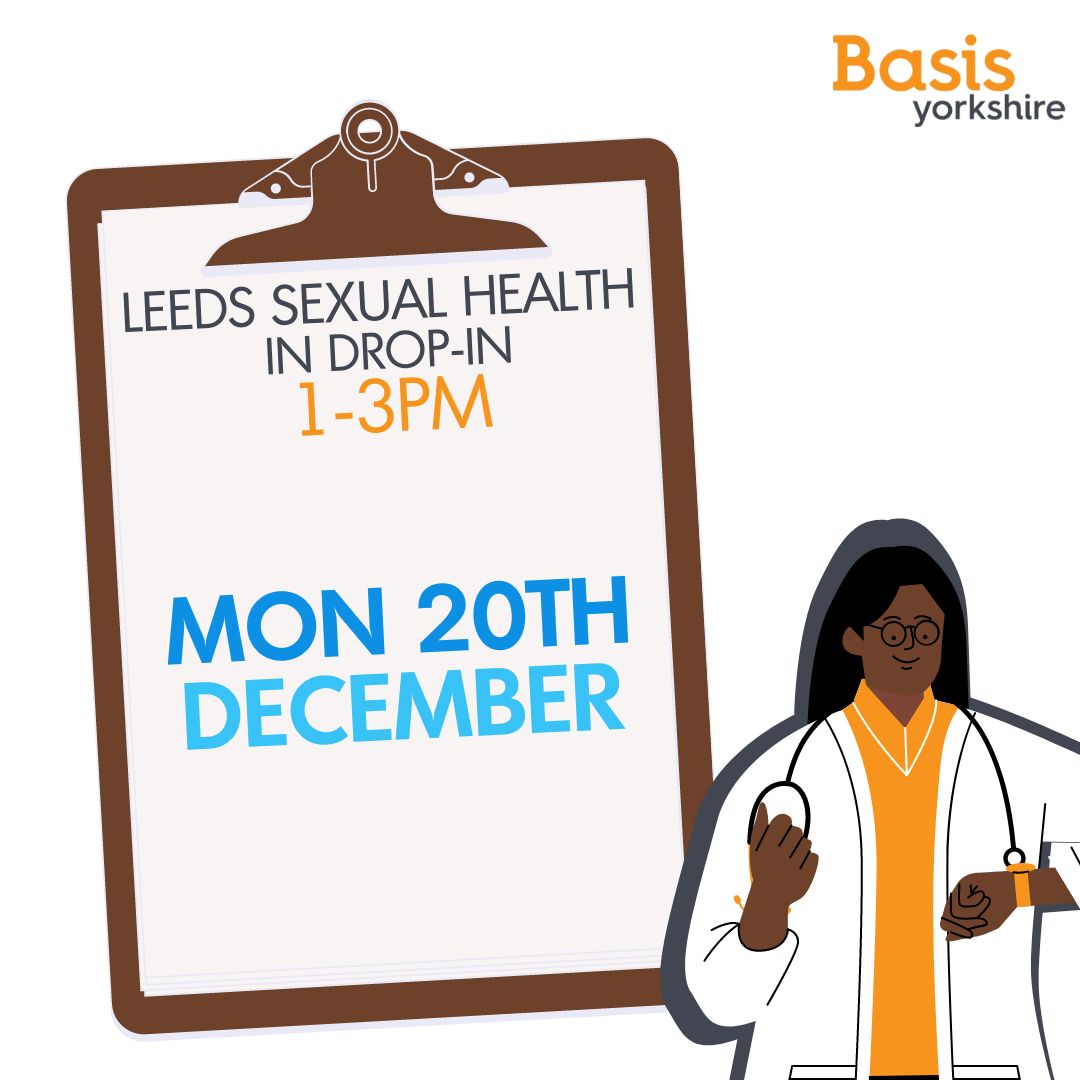 Here is our last Sexual Health testing date of 2023! @LeedsSexHealth will be in on Monday 20th December providing checks, contraception and support from 1-3pm at the Basis office. #Support #SexWorkers #Leeds