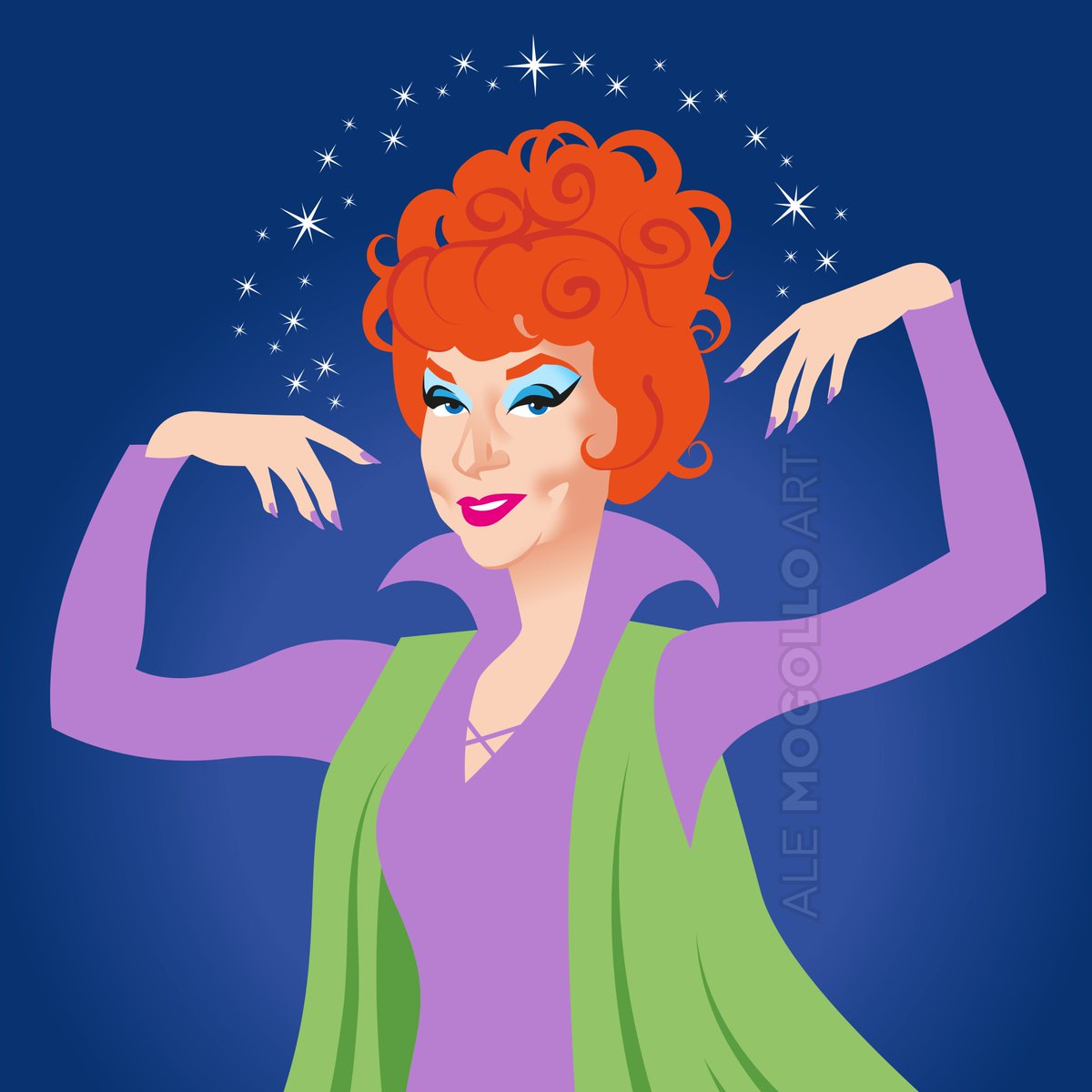 Remembering the wonderful Agnes Moorehead on her birthday! Unforgettable as Endora in Bewitched.
#agnesmoorhead #endora #bewitched #samantha #tvshow #witch #sitcom #classic #retrotv #vintage #alejandromogolloart