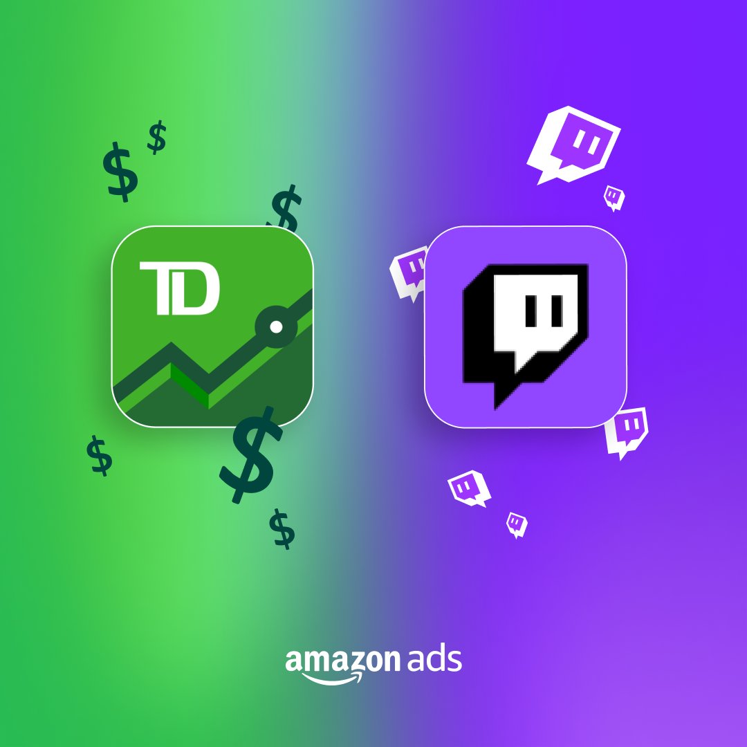To launch their new app with #GenZ, TD Bank got on Twitch—and saw 🔥 results. Peep how they exceeded benchmarks by 1.8x: ads.amazon/3RtOTAh