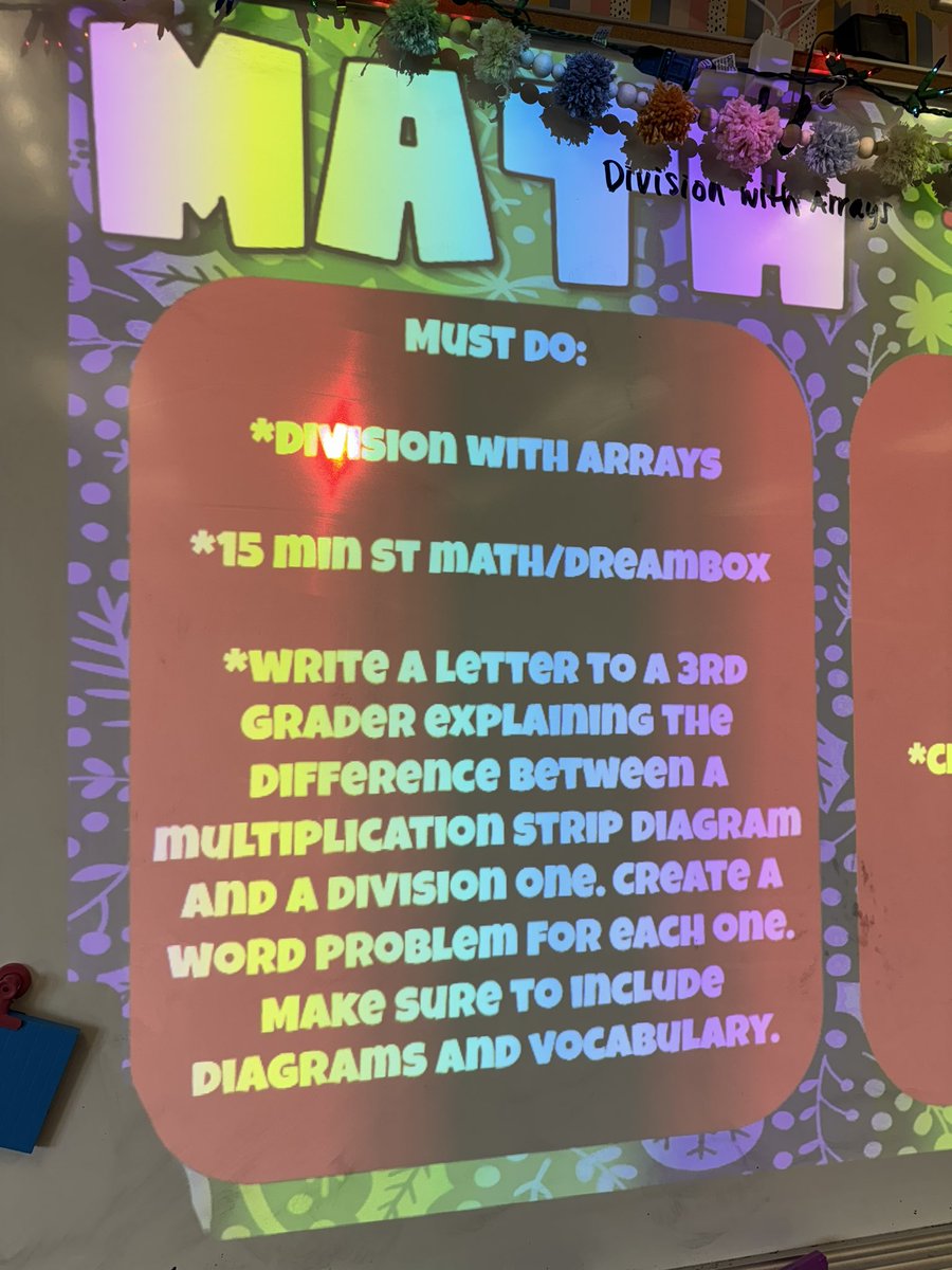 kcross34's tweet image. If you’re looking for a great math station idea for 3rd and 4th grades, check out this one from Ms. Varela’s at @NISDEllison!! @NISDElemMath