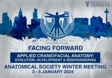 Anatomical Society (@anat_soc) on Twitter photo Last chance to register for #anatsocwinter hosted by the Human Anatomy Resource Centre <a href="/LivUnion/">Tony Grimm</a> 3-5 Jan 2024! Applied craniofacial anatomy and a range of other topics over 3 days. Two great pre-conference workshops to sign up for too buff.ly/3kzSSxB Last chance to register for #anatsocwinter hosted by the Human Anatomy Resource Centre <a href="/LivUnion/">Tony Grimm</a> 3-5 Jan 2024! Applied craniofacial anatomy and a range of other topics over 3 days. Two great pre-conference workshops to sign up for too buff.ly/3kzSSxB