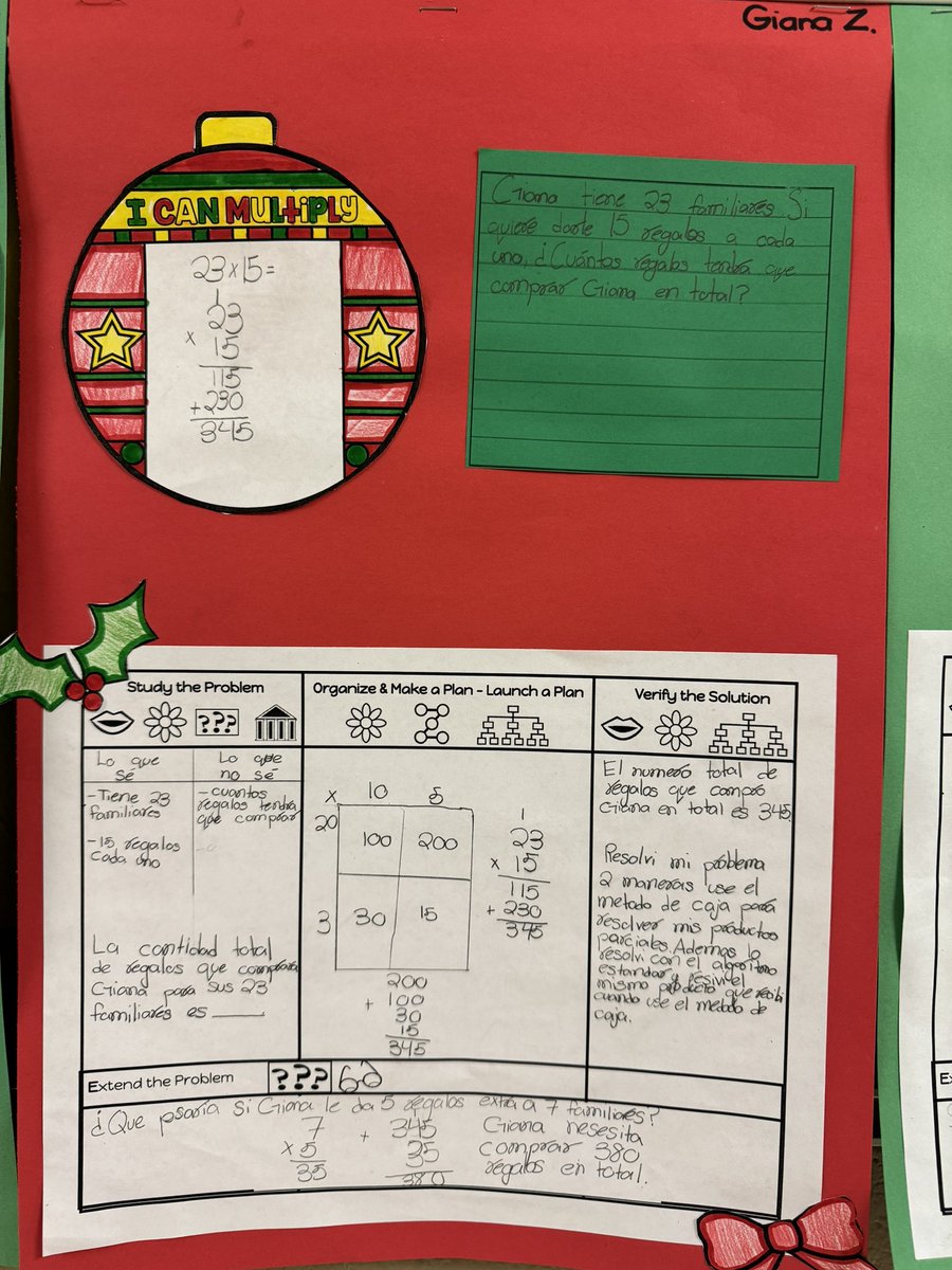 kcross34's tweet image. Also happening in 4th grade at @NISDEllison is some excellent examples of the SOLVE model incorporating Depth &amp;amp; Complexity! Can tell the students have communicated their math thinking effectively! Way to go, 4th graders! 👏🏻👏🏻 @NISDElemMath