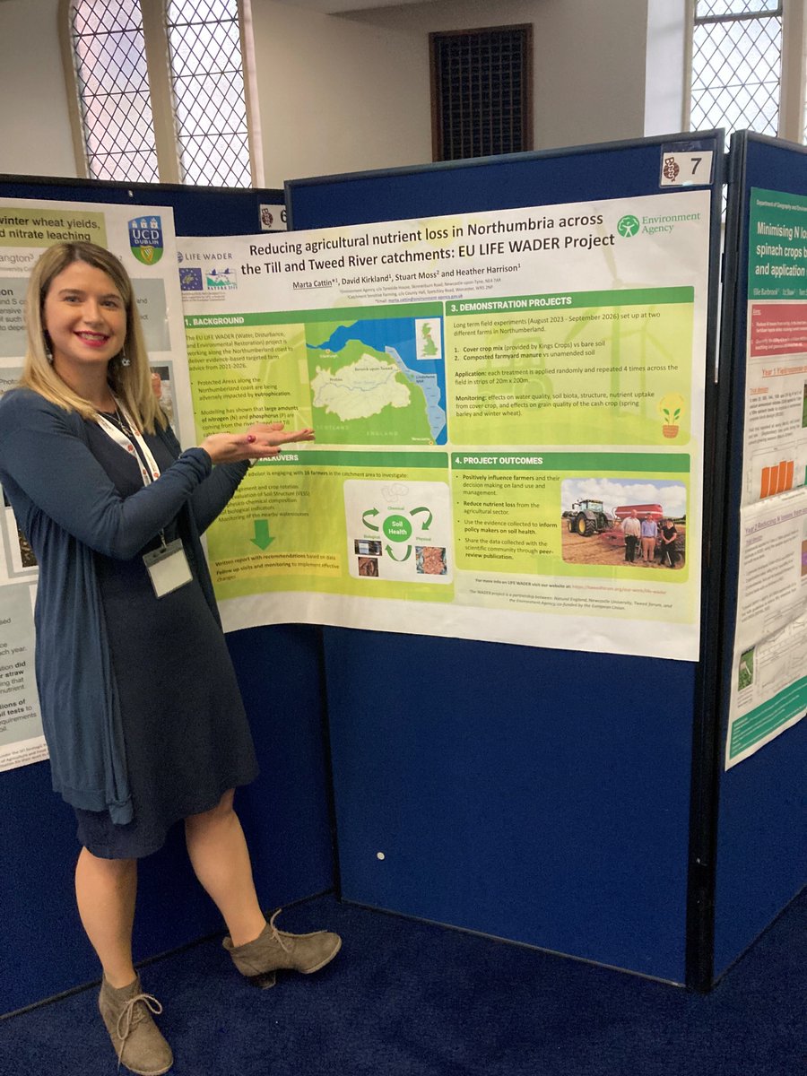 Lots of interest in the LIFE WADER Soil Science project led by @MartaCattin of @EnvAgencyYNE at the @ECSoil_Sci BSSS Early Careers' Conference in Belfast today  #HealthySoils @LIFEprogramme #Natura2000