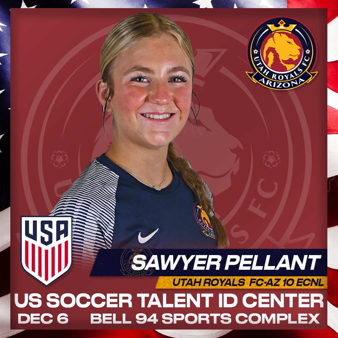 Congratulations to our Royals Arizona players for being invited into the US Soccer Talent ID Center to be held Wednesday, Dec 6, at Bell 94 Sports Complex