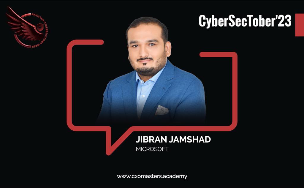 spinidg's tweet image. Jibran Jamshad from Microsoft  in session discussing: The Future Of Risk: Policy, Education &amp;amp; Industry Building Pakistan’s Cyber Defence. He is leading the multi-million-dollar education business across Central Asia
#CyberSecTober #Cybersecurity #cybersecurityawarenessmonth2023