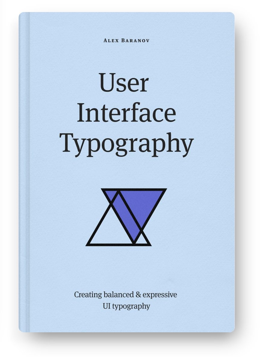 🎁 User Interface Typography (free eBook), a wonderful guide to designing better typography — from readability and choosing typefaces to modular scale, vertical rhythm, responsive typography and tables. Kindly shared by Alex Baránov.

imperavi.com/books/ui-typog…

#ux #design