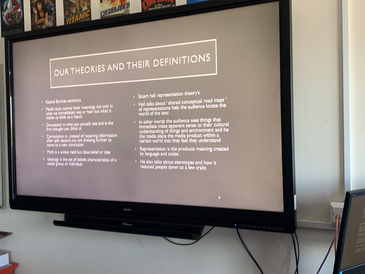 Year 12 media students presented their analysis on the application of media theory in Vance Joy’s Riptide music video