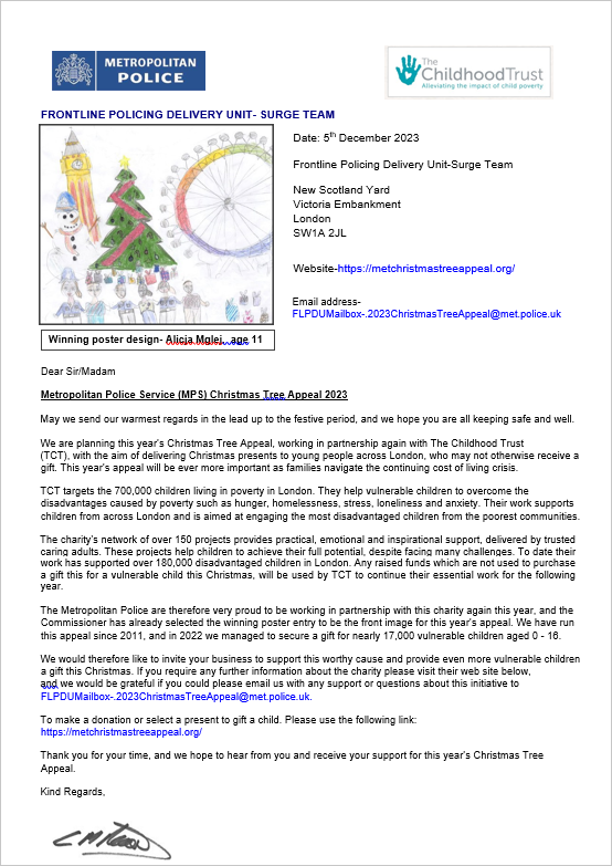 Enfield Lock Police tweet media