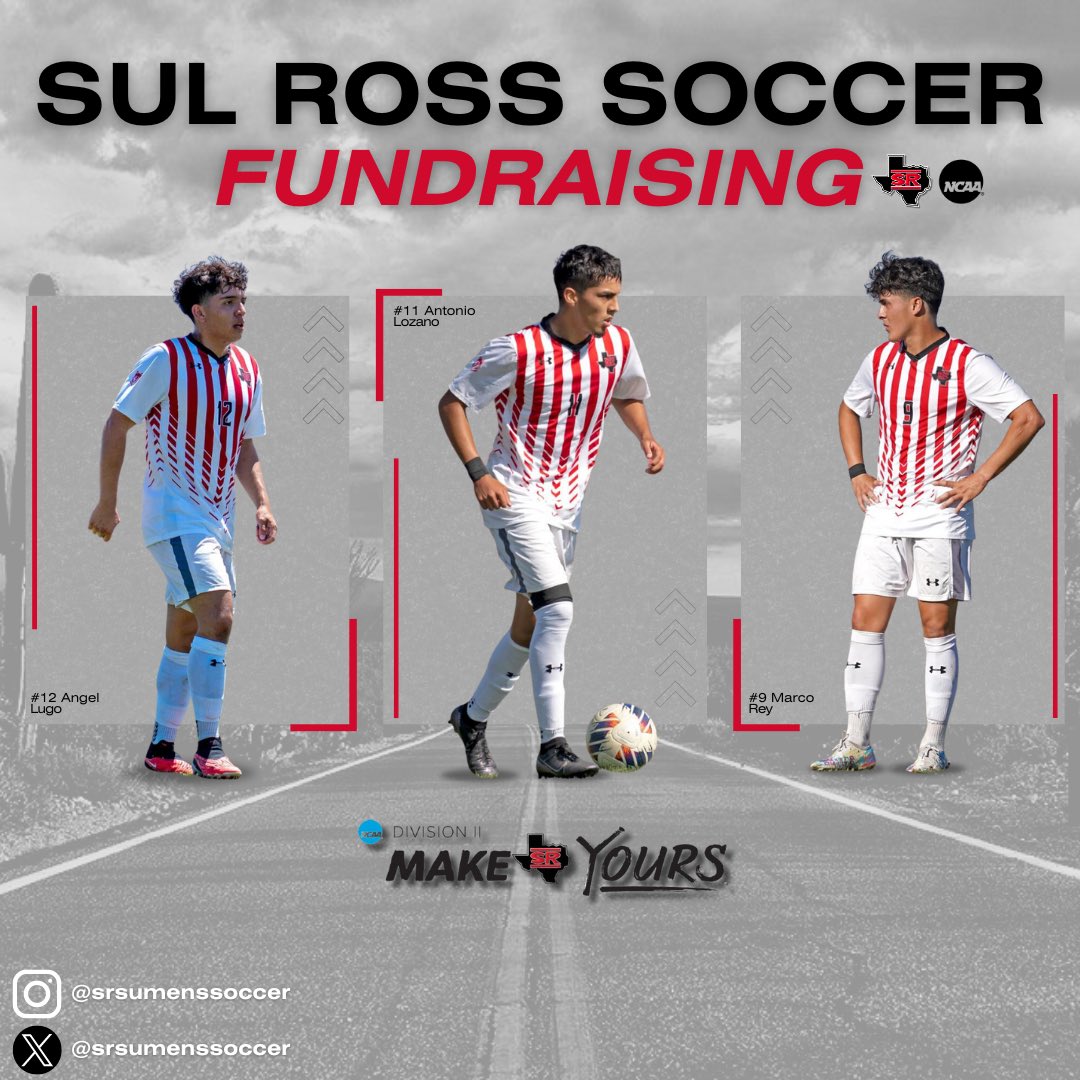 Sul Ross Men's Soccer is fundraising for 2023 - 2024. Every dollar goes to creating the ultimate experience for our players. Please help us reach our goals, a new era is starting in Alpine, TX! schoolfundr.org/fund/sulrosslo…