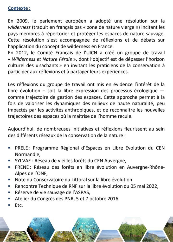 UICNfrance's tweet photo. 🌳 Date à mémoriser ! Vous souhaitez tout savoir sur la libre évolution et ses enjeux ? Assistez au séminaire inter-réseaux sur la libre évolution qui a lieu les 8 et 9 janvier 2024 au siège de l'@UNESCO à Paris ! #libreevolution #wilderness #foret #ecosystemes #UNESCO @IUCN https://t.co/p4YRmXhHsA