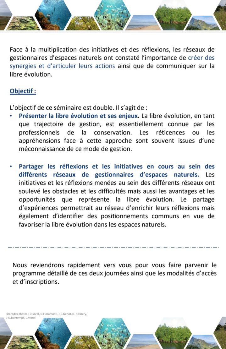 UICNfrance's tweet photo. 🌳 Date à mémoriser ! Vous souhaitez tout savoir sur la libre évolution et ses enjeux ? Assistez au séminaire inter-réseaux sur la libre évolution qui a lieu les 8 et 9 janvier 2024 au siège de l'@UNESCO à Paris ! #libreevolution #wilderness #foret #ecosystemes #UNESCO @IUCN https://t.co/p4YRmXhHsA