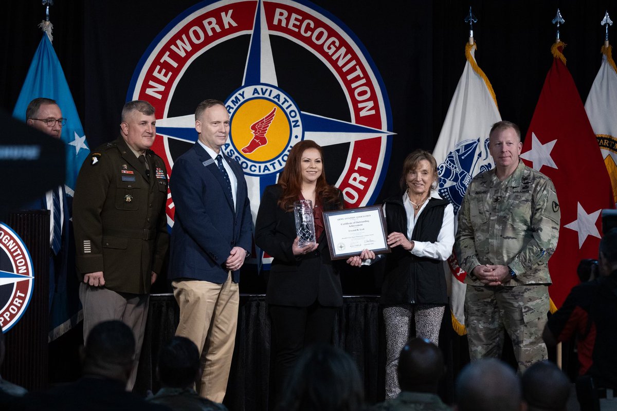 The 2023 Donald F. Luce Depot Maintenance Artisan of the year is Ms. Crystal Leal at the Corpus Christi Army Depot. 

#CCADSalute #YOUareCCAD #ArmyAviation #LuceAward  #WeKeepTheArmyFlying #QuadA #AmericasAviationDepot