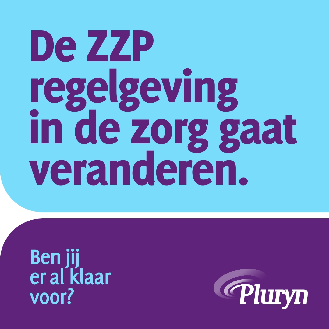 De wet- en regelgeving voor ZZP’ers gaat in 2024 veranderen. Ben jij er al klaar voor? Op pluryn.nl/zzp hebben we de belangrijkste veranderingen voor je op een rijtje gezet.

#BenJijErAlKlaarVoor? #ZZP
