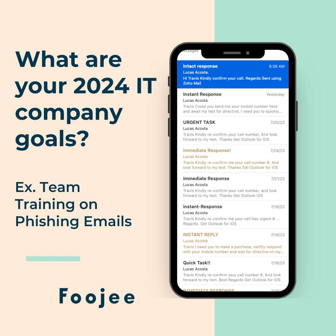foojee's tweet image. Does your company have IT goals for 2024? Foojee can help! 🙌🏼

#apple #smallbusiness #appletech #itconsulting #technology #appleproducts #applenews