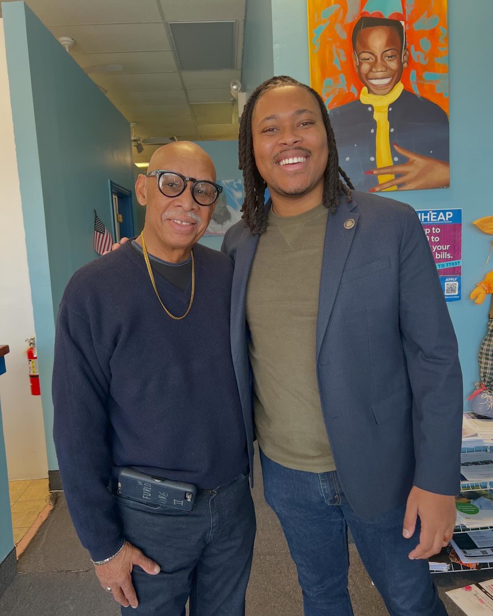 Mr. King! Came back to my office the other day after an important meeting at the school district to see one of my favorite constituents and neighbors— who just turned 81. Blessed to serve!