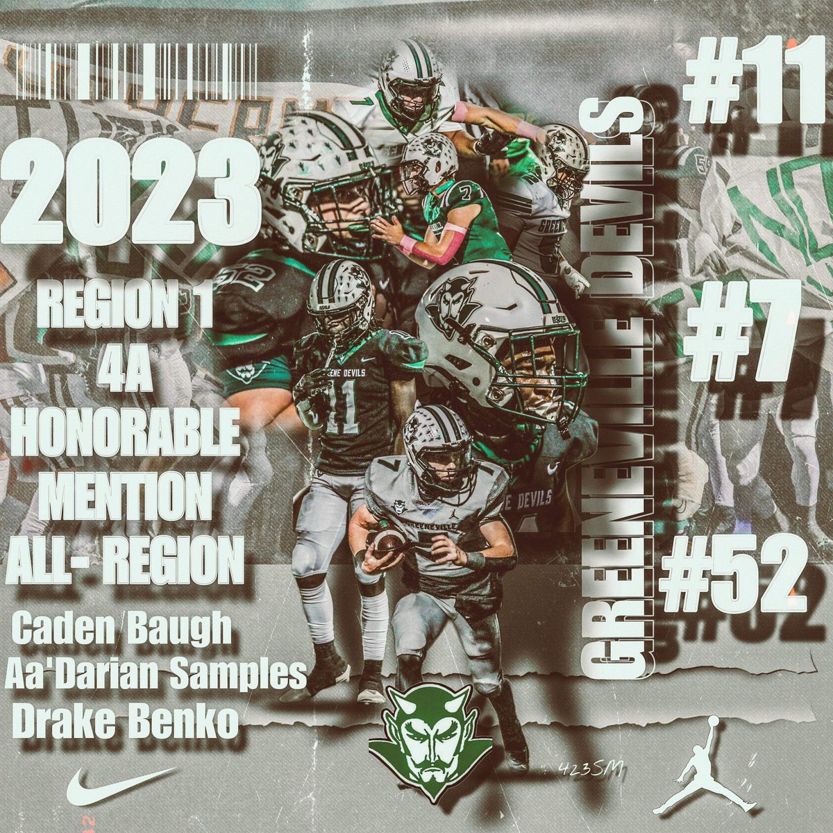 GREENEVILLE FOOTBALL tweet media