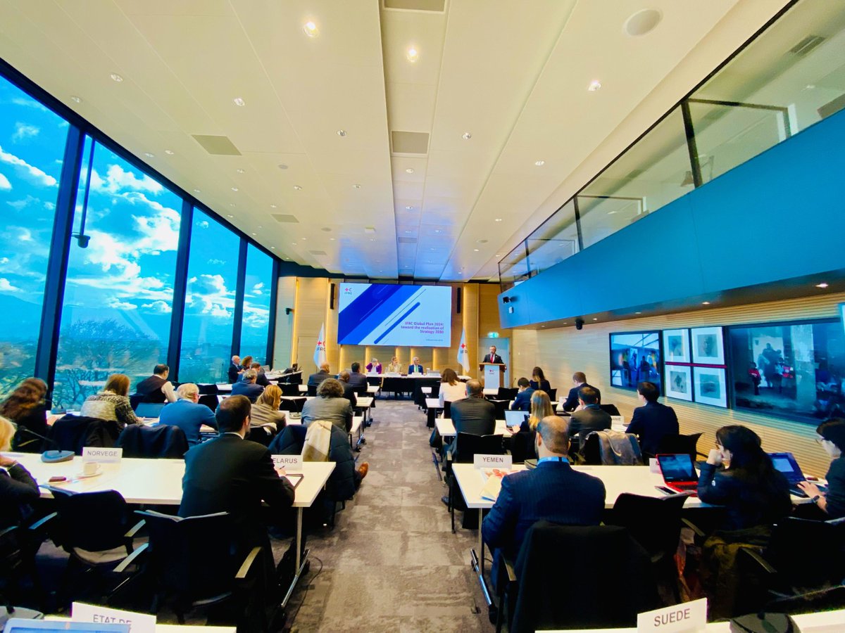 Today, we launched the IFRC Global Plan 2024 which defines our priorities for the year ahead.

I take this opportunity to thank all the countries we work in, our key partners as well as many countries that provide generous financial support &amp; strategic advice throughout the year.