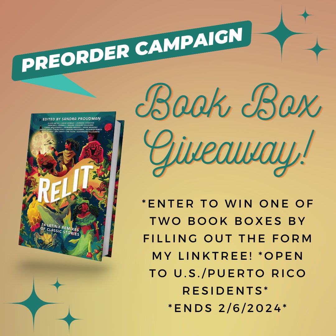 Fill out the form and upload your receipt - link on bio/LinkTree - in order to enter to win one of two amazing book boxes filled with contributor books, Relit and @epicreads swag, and other fun things!!! Thanks so much for the support! Excited for everyone to read Relit! 🥳🥰