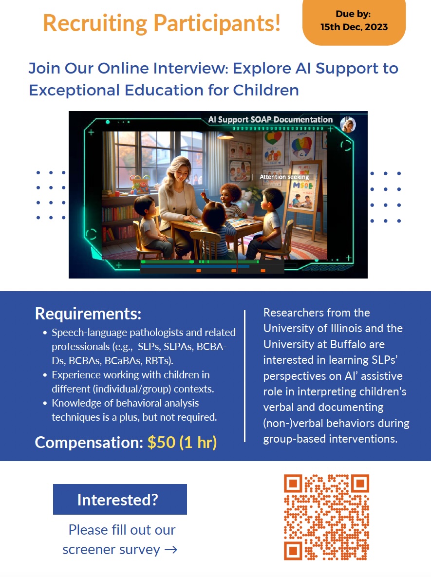 🌟 Calling all Speech-Language Pathologists & related experts! 📢 Join us in pioneering research to transform exceptional education for children with special needs. 🙏 Your expertise can make a world of difference! 💫 #SpeechPathology #SpecialEducation #MakeAnImpact
