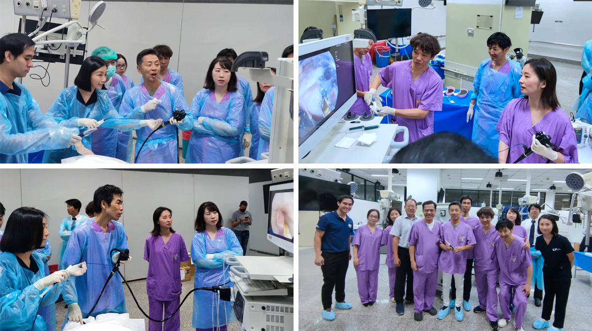CreoEndoscopy's tweet photo. Fantastic to welcome Prof Takuji Gotoda &amp; other top therapeutic endoscopists from Japan to a #HandsOn session with #SpeedboatInject in Thailand, with star trainer Prof Pradermchai Kongkam facilitating the experience!
Learn more about how we support HCPs: https://t.co/mMYEyeNbD0 https://t.co/gMLTusoBtV
