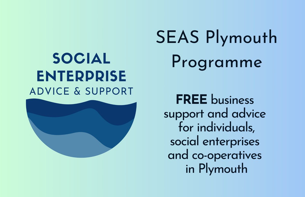 popideas1's tweet photo. The SEAS Programme is a new partnership led by @IridescentIdeas

The programme provides FREE business support &amp; advice to social enterprises &amp; co-operatives in Plymouth. It's inclusive, accessible and responsive to its participants' needs.

Find out more @ https://t.co/GluKkIQmON https://t.co/qsZgzvQIW6