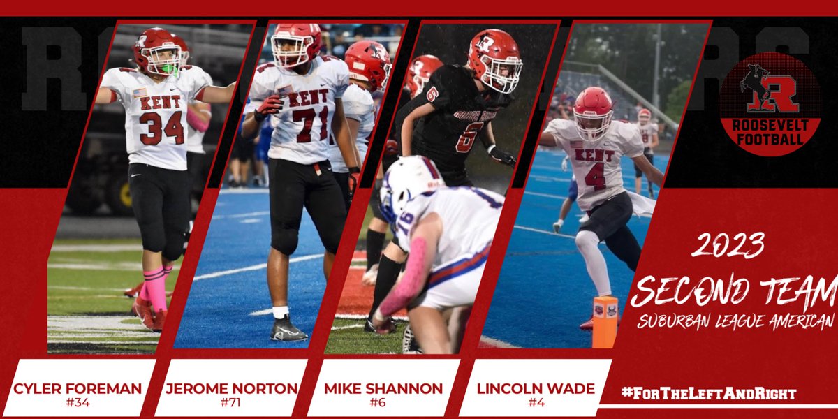 Congrats to Cyler Foreman, Jerome Norton, @Michael97422472 , and @L1nc_20 for being selected Second Team All League! Good luck to Lincoln in his next chapter and excited to have Cyler, Jerome and Mike back as Rough Riders next season!