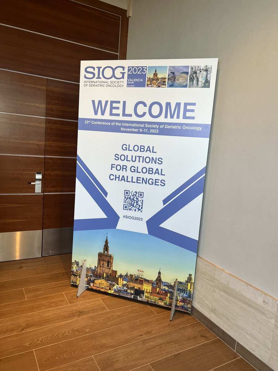 Discussing the annual meeting of SIOG, the international society of geriatric oncology at bit.ly/3uTZMm3 Want to learn more look at siog.org and become a member!