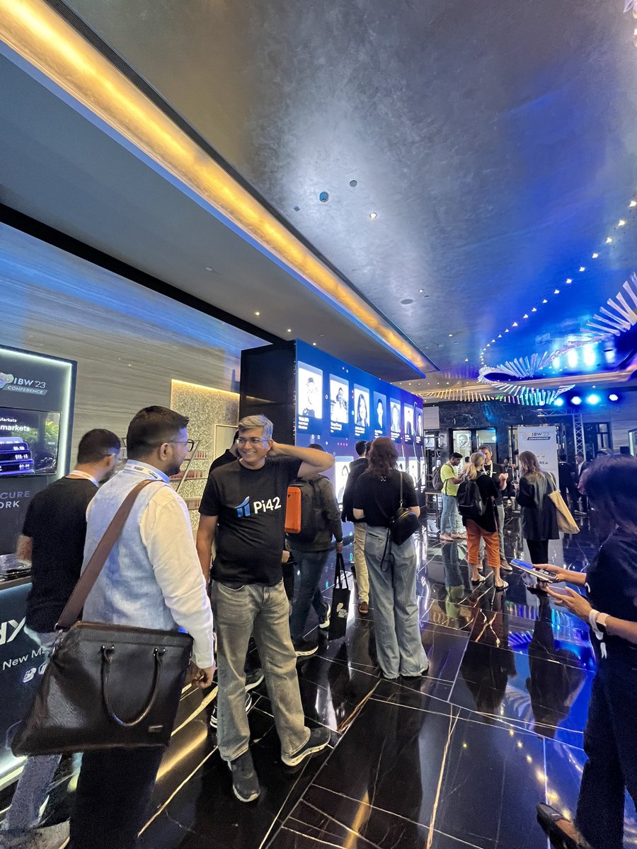 Pi42 (@pi42exchange) on Twitter photo What a day at the <a href="/IBWofficial/">India Blockchain Week (IBW) Conference | 2-3 Dec</a>!! The Crypto & Web3 fever is ON in India!!🔥
Met some old friends and many new ones!
Say 👋 to us tomorrow at the event and learn how we are BUIDLing the future of Trading.
<a href="/avinash_shekhar/">Avinash Shekhar @Pi42.com</a>, <a href="/intrepidkarthi/">Karthikeyan NG</a>
#IBW2023 #ETHindia #Web3 What a day at the <a href="/IBWofficial/">India Blockchain Week (IBW) Conference | 2-3 Dec</a>!! The Crypto & Web3 fever is ON in India!!🔥
Met some old friends and many new ones!
Say 👋 to us tomorrow at the event and learn how we are BUIDLing the future of Trading.
<a href="/avinash_shekhar/">Avinash Shekhar @Pi42.com</a>, <a href="/intrepidkarthi/">Karthikeyan NG</a>
#IBW2023 #ETHindia #Web3