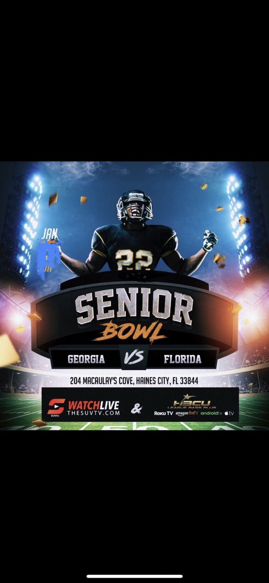 Proud to be invited to the GA vs FL Senior Bowl <a href="/Coach_jtwall/">JT Wall</a> <a href="/thecam78/">Coach Cameron Brown</a>