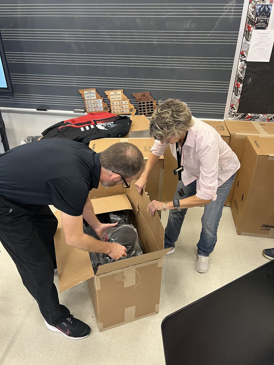 Christmas came early for <a href="/BlackcatBands/">Herculaneum Bands</a>. <a href="/JoeFWillis/">Joe Willis</a> <a href="/BlackcatUpdates/">Blackcats Updates</a> <a href="/BlackcatMatt/">Matt Lichtenstein</a>