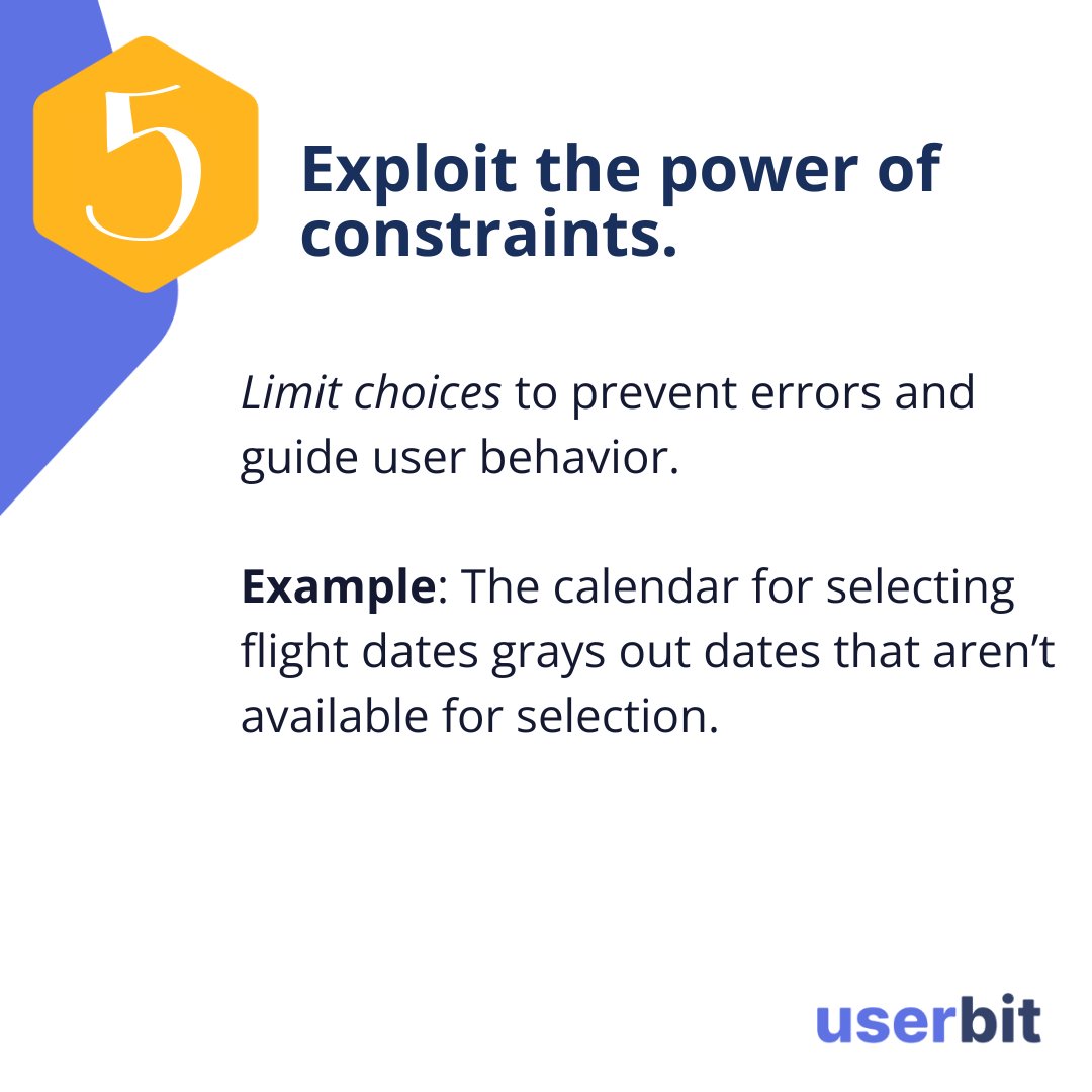UserBitApp's tweet photo. Here are more of Don Norman's famous principles of design:

(Principles 4–7)

#designprinciples #donnorman #uxprinciple #ux #uiux https://t.co/Kp0pARBKzU