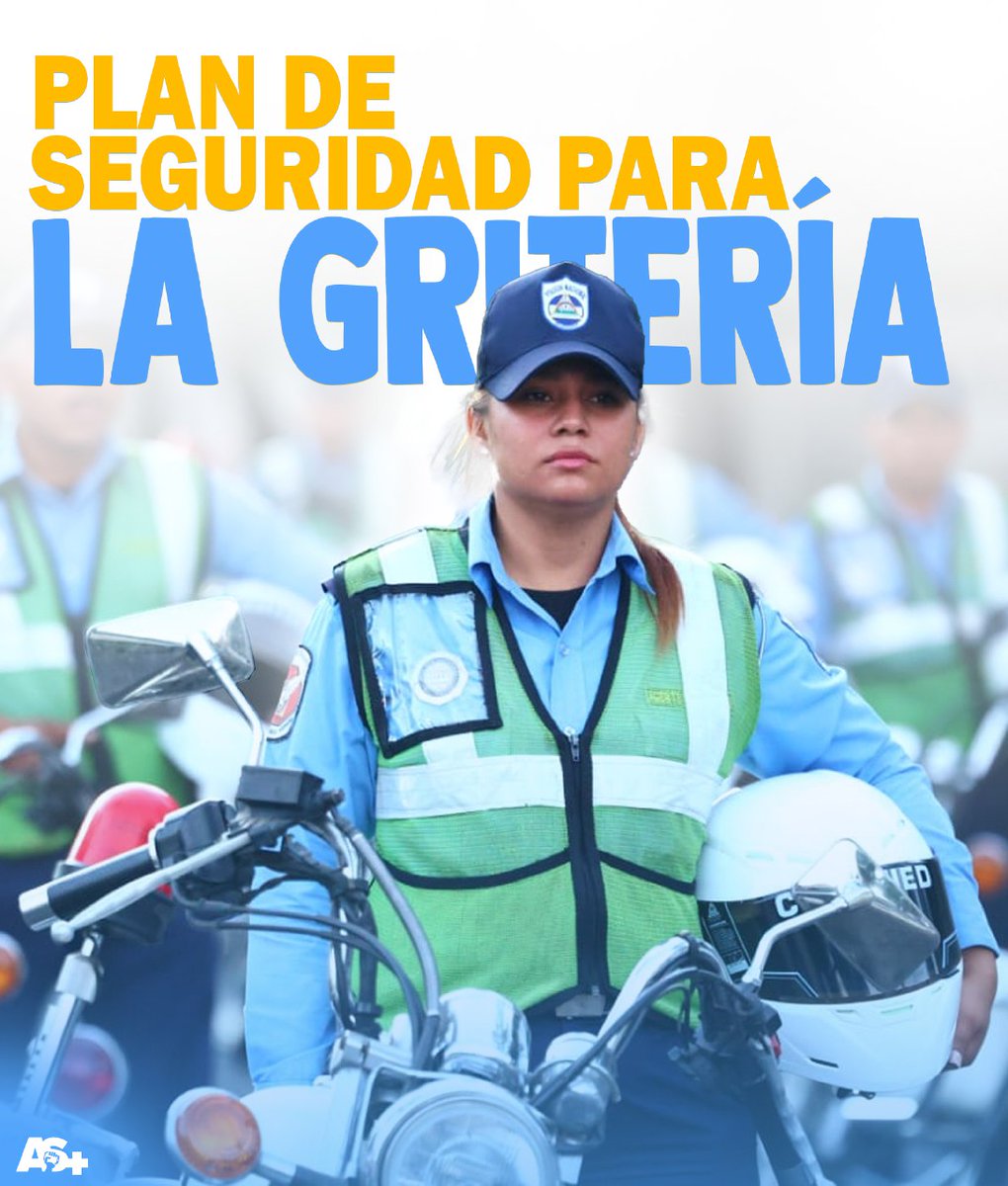 La Policía Nacional👮🏻‍♂️👮🏻‍♀️ lanzó el Plan de Seguridad de la Gritería, con el propósito de garantizar la seguridad, protección y acompañamiento a las familias👨‍👩‍👧‍👦 nicaragüenses en la celebración de la Purísima, este plan cuentan con un despliegue de fuerza de manera simultánea,