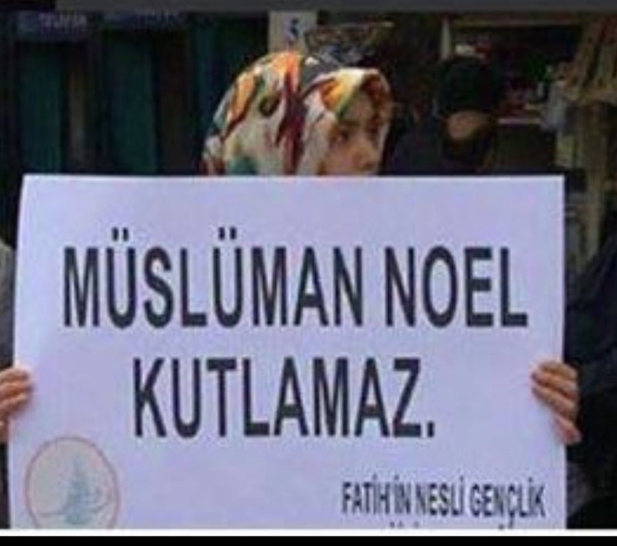 Ama noel kutlanan ülkelere sığınıp onların yurttaşı olmak için can atar.