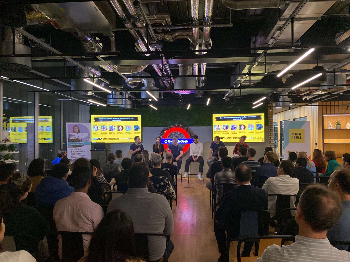 Another amazing event 👏 Last night, we ran an in-person event with the Trade Desk, and we had the most fantastic time💜 An evening based on 'Data-Driven Decision Making for the Open Internet', with three lightning talks and a panel. An incredible event by all 🙌