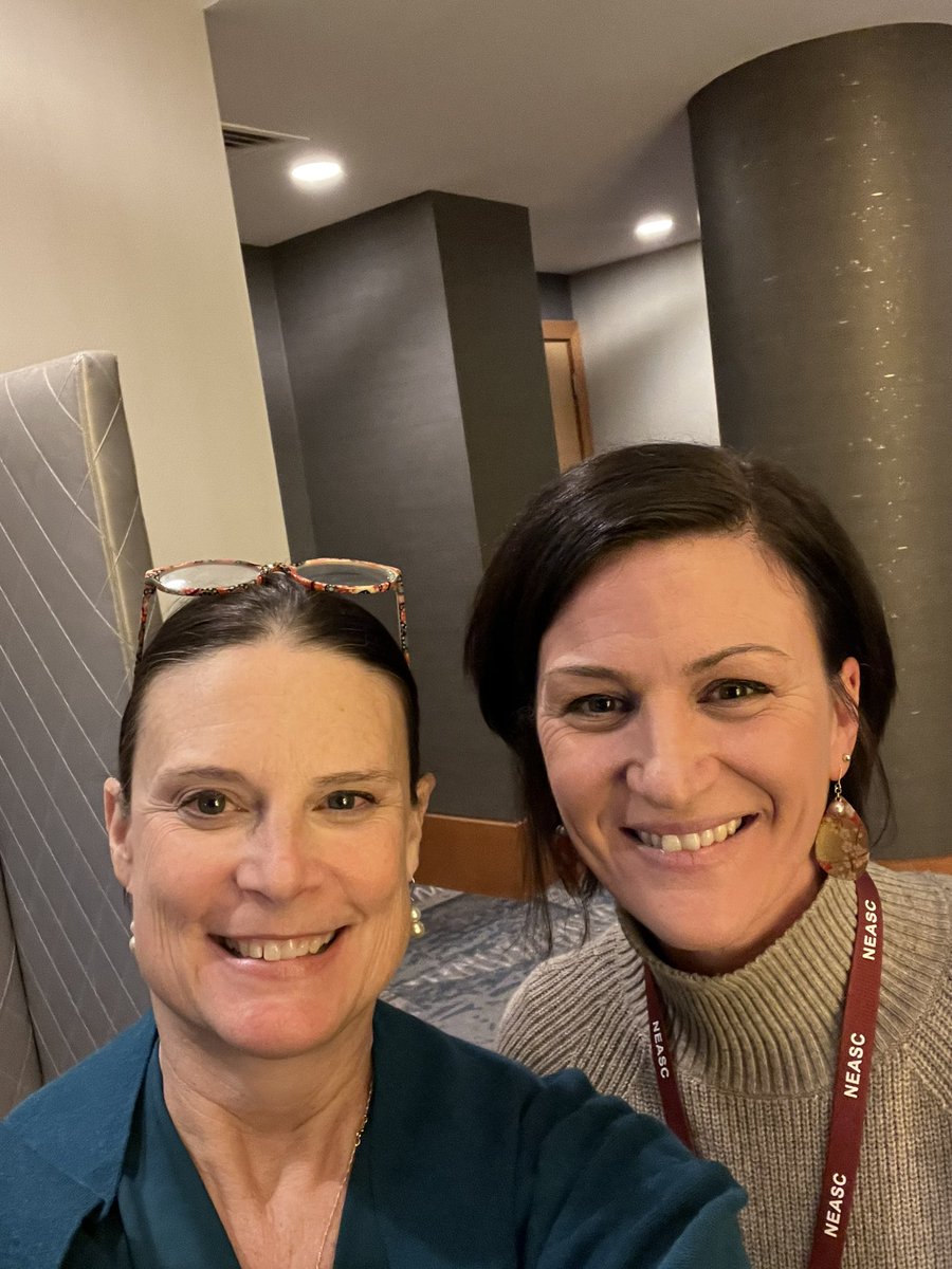 Wonderful connections at the #NEASC2023 conference in Boston!
With the fabulous Lucy M. Gowdie!