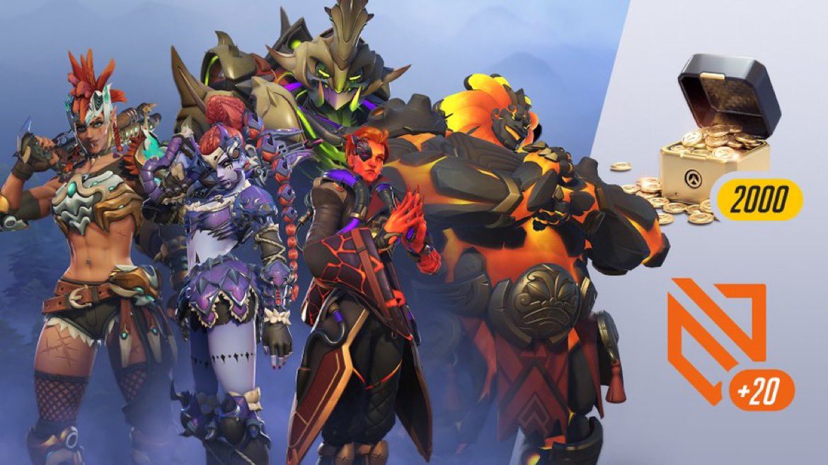 tylorstwt's tweet photo. Season 8 Ultimate Battle Pass giveaway! Includes Legendary Mauga and Widowmaker skins, Epic Moira skin, 20 BP tier skips, and 2000 premium coins.

To enter: 
✅Follow @xannyfan
✅Like &amp; Retweet this post 
🧞‍♂️Tag a friend

Winners will be drawn in 3 days! #OW2Giveaway #Overwatch2 https://t.co/LXqZ8NEeL0